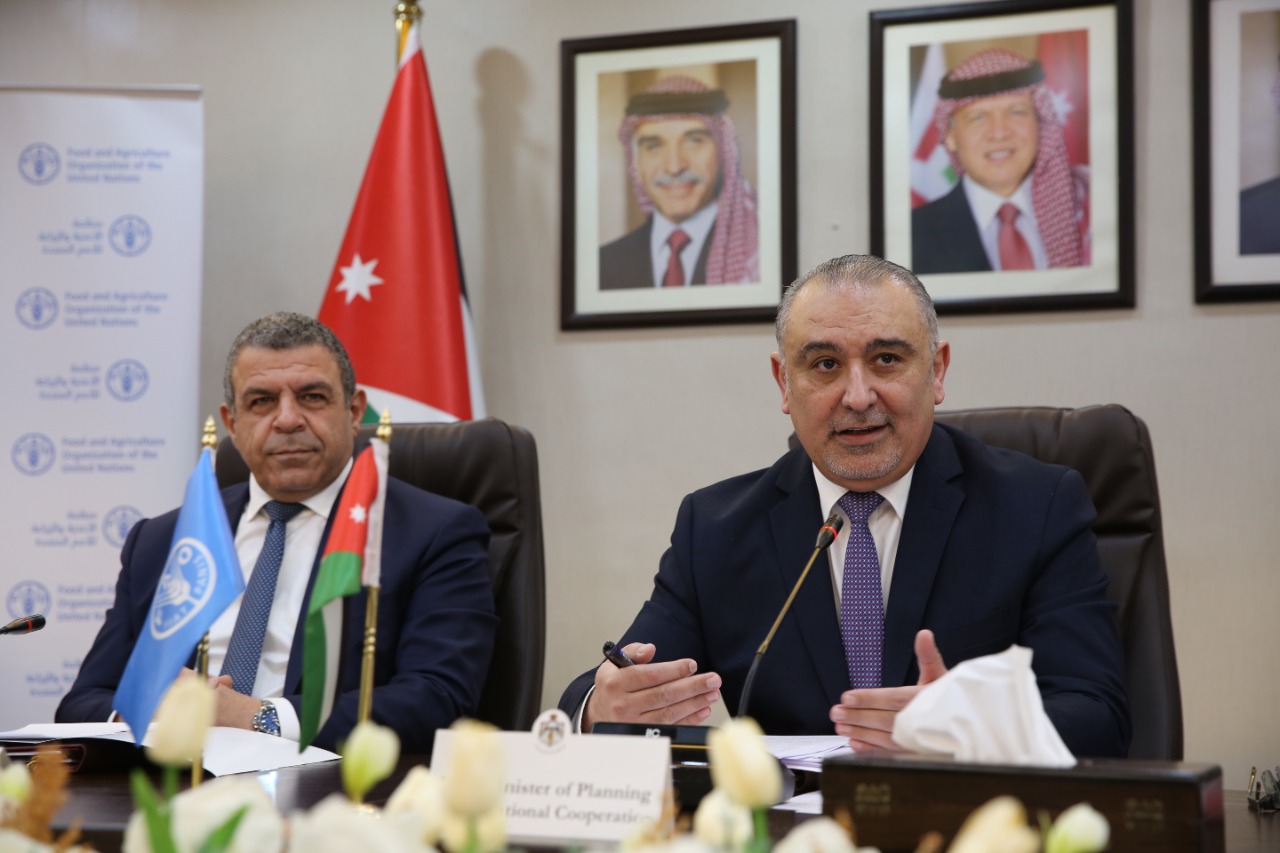 Jordan, FAO Sign Agreement To Improve Water Use Efficiency In ...